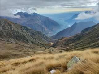 sguardo su Ivrea e la pianura