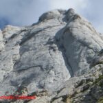 il sistema di fessure verticali che caratterizza la Via