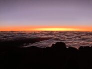 Alba in vetta al Piton des Neiges