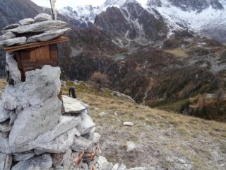 il lago Nero dal monte Bert