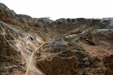 Il bellissimo tiro dell'erosione