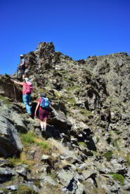 Inizio cresta Sud del mont Cornet