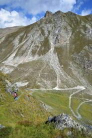 Scendendo dal Becco Nero