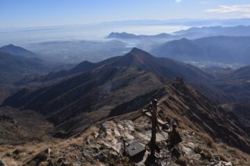 lo stupendo panorama verso sud