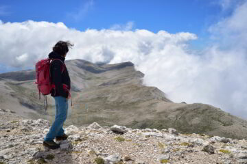 La Valle di Femmina Morta dalla vetta del monte Amaro