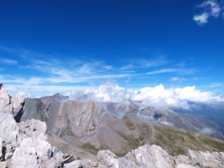 Sguardo verso la Val Varaita dal Maniglia