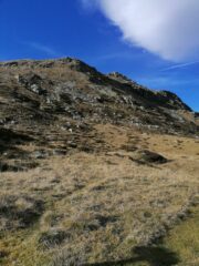 La cima vista dal colle