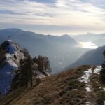 Vista sul Dosso di Campolungo  e Lago d'Iseo