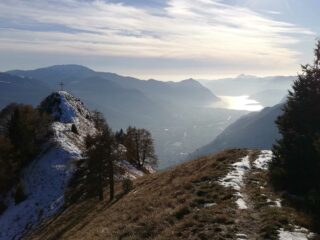 Vista sul Dosso di Campolungo  e Lago d'Iseo