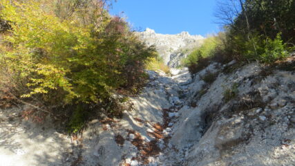 l'intersezione con l'alta valle Tupanara