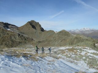 discesa sulla cresta