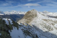 la Becca di Viou salendo al Mont Mary