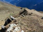 La dorsale in discesa