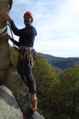Marco in partenza del secondo tiro