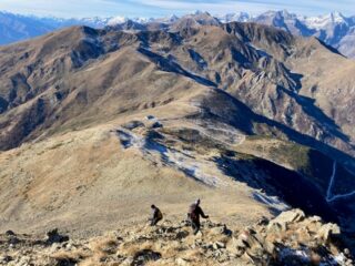 Discesa sul Colombardo