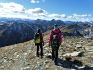 Verso la dorsale di discesa.