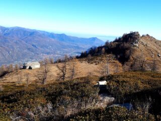 Arrivando a PIan dell'Orso dalla dorsale Est della Salancia.