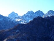 Monviso e satelliti da poco prima del Colletto.