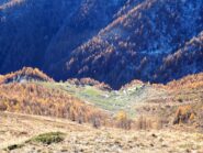 L'Alpe Rossa dalla cima.