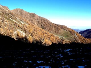 Cima Fautet scendendo all'Alpe Rossa.