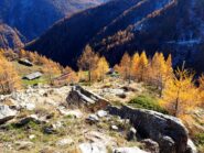 Poco a monte dell'Alpe Rossa.