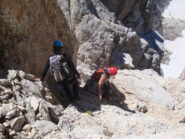 discesa verso la forchetta Sivitilli