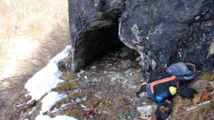 Ingresso della grotta