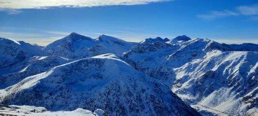 Panorama verso la valle Ellero