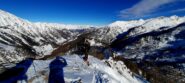 Arrivo in cima sopra la sella 