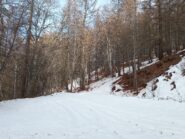 Punto in cui ho svoltato a sx