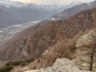 Alta val Pellice vista da punta Castellus.