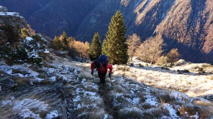 Ultimo pendio prima della vetta