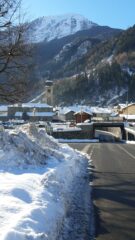 In vista di Morgex provenendo da Villair