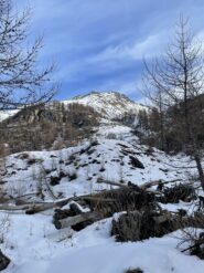 Situazione neve sopra Troncea 