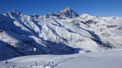 Discesa al cospetto del Monviso