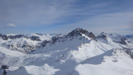 Il Gran Galibier dal Pic du Lac Blanc