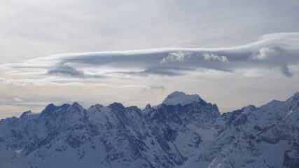 La Barre des Ecrins dal Pic du Lac Blanc