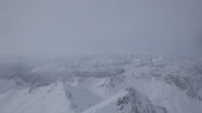 Dalla vetta, guardando verso nord
