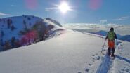 Ultimi metri a Cima di Olino.