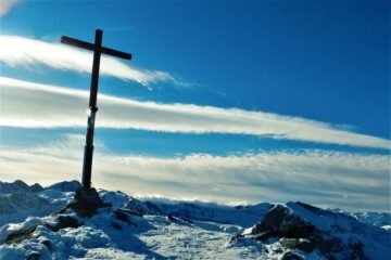 Segnali di neve nel cielo.