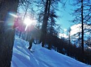 Neve migliore appena sopra Bout du Col .