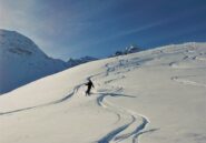 Gli splendidi pendii della parte mediana