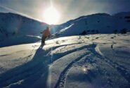 Con il sole radente la neve migliore