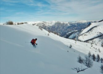 Discesa nel vallone Intersile
