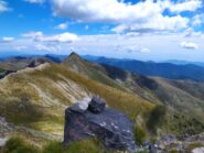 Panorama dalla cima verso l'aguzzo Pizzo d'Ormea