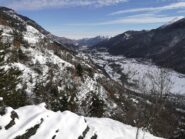 panorama verso la bassa Valle Stura