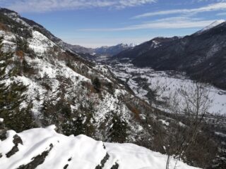 panorama verso la bassa Valle Stura
