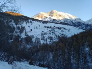 Bel tramonto sul Furgon e Roc de Bouchere