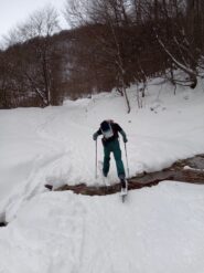 Passaggio classico in salita sulla strada
