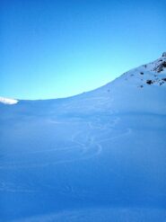 pendio nord est verso piste